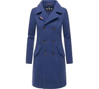 Wollmantel MARIKOO "Nanakoo", Damen, Gr. XS (34), lila (violett), Oberstoff: 90% Polyacryl, 8% Viskose, 2% Elasthan, Futter: 100% Polyester, Ärmelfutter: 100% Polyester, modisch, figurumspielend ca. M