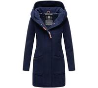 MARIKOO Damen Mantel Trenchcoat Wintermantel Übergangs Jacke Parka Lang B819