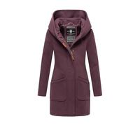 Wintermantel MARIKOO "Maikoo" Gr. XL (42), lila (pflaume) Damen Mäntel (90258205-XL) pflaume