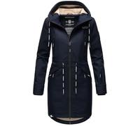 Marikoo Winterjacke Dunkelblau Basic für Damen - S