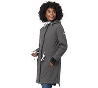 MARIKOO Damen Softshell Mantel mit Kapuze Softshelljacke B964