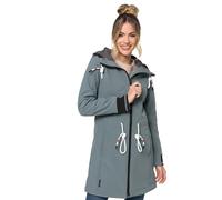 MARIKOO Damen Softshell Mantel mit Kapuze Softshelljacke B964