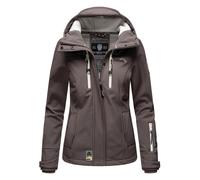 Marikoo Damen Softshelljacke - Kleine Zicke, warm mit Kapuze & Fleecefutter L