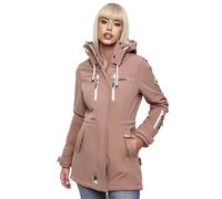 Marikoo lange Damen Steppjacke Abendsternchen mit abnehmbarer Kapuze S