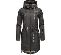 MARIKOO Damen Softshellmantel Funktionsmantel Racquellee Anthracite Gr. XXL