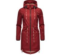 MARIKOO Damen Softshellmantel Funktionsmantel Racquellee Blood Red Gr. S