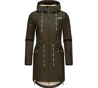 MARIKOO Damen Softshellmantel Funktionsmantel Racquellee Olive Gr. XXL