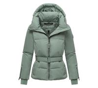 Winterjacke MARIKOO "Aleynaa", Damen, Gr. M, smokey mint, Obermaterial: 100% Polyester / Innenmaterial: 100% Polyester / Futter & Wattierung: 100% Polyester, Jacken, mit extra hohem Kragen und elastis