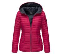 Marikoo Damen Steppjacke - Asraa, leicht mit Kapuze & Kontrastfutter S