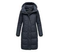 Winterjacke MARIKOO "LARYAA XVI", Damen, Gr. 2XL, blau (navy), Obermaterial: 100% Polyester ; Innenmaterial: 100% Polyester; Futter: 100% Polyester, Jacken, mit abnehmbarer Kapuze (31624017-XXL) navy