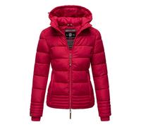 Marikoo Damen Steppjacke mit abnehmbarer Kapuze & 2-Wege-Reißverschluss S