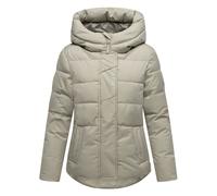 Marikoo Damen Steppjacke mit Teddy-Innenfutter & Kapuze - Elira XL