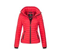 Marikoo Steppjacke »Samtpfote« ultraleichte Übergangsjacke mit Kapuze, rot