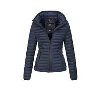 Marikoo Damen Übergangs-Jacke Steppjacke Samtpfote Blau Gr. S
