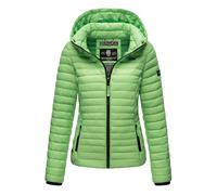 Marikoo Damen Steppjacke Samtpfote mit abnehmbarer Kapuze & Rippbündchen S