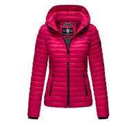Marikoo Damen Steppjacke Samtpfote mit abnehmbarer Kapuze & Rippbündchen S
