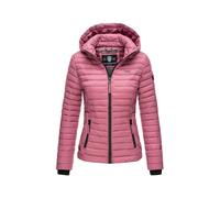 Marikoo Damen Steppjacke Samtpfote mit abnehmbarer Kapuze & Rippbündchen S