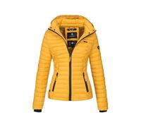 Marikoo Damen Steppjacke Samtpfote mit abnehmbarer Kapuze & Rippbündchen S