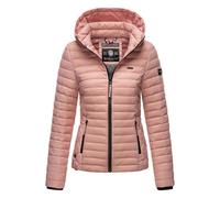 Marikoo Damen Steppjacke Samtpfote mit abnehmbarer Kapuze & Rippbündchen XS