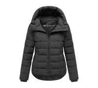 MARIKOO Damen Winterjacke (XS-XXL) - gesteppt, mit Kapuze, hochschließender Kragen - N098