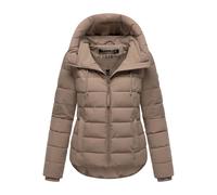 Winterjacke MARIKOO "Tayenaa", Damen, Gr. XL, beige (taupe grau), Obermaterial: 100% Polyester; Futter: 100% Polyester; Wattierung: 100% Polyester; Ärmelfutter: 100% Polyester, Jacken, mit schmaler St