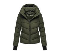 Winterjacke MARIKOO "Yukanii", Damen, Gr. S, grün (schwarz olive), Obermaterial: 100% Polyester; Futter: 100% Polyester; Wattierung: 100% Polyester; Ärmelfutter: 100% Polyester, Jacken Winterjacke, Ku