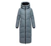 Marikoo Damen Steppmantel Firella mit Kapuze & Zwei-Wege-Reißverschluss L