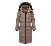 Winterjacke MARIKOO "Lanitaa", Damen, Gr. XXL, taupegrau, Obermaterial: 100% Polyester; Futter: 100% Polyester; Wattierung: 100% Polyester; Ärmelfutter: 100% Polyester, Jacken Winterjacke, Steppmantel