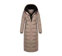 Winterjacke MARIKOO "Pakoraa", Damen, Gr. XL, taupegrau, Obermaterial: 100% Polyester; Futter: 100% Polyester; Wattierung: 100% Polyester; Ärmelfutter: 100% Polyester, Jacken Winterjacke, extra langer