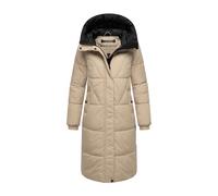 Winterjacke MARIKOO "Yaskaa", Damen, Gr. L, beige, Obermaterial: 100% Polyester; Futter: 100% Polyester; Wattierung: 100% Polyester; Ärmelfutter: 100% Polyester, Jacken Winterjacke, mit praktischen Be
