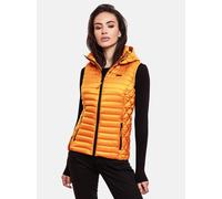 Marikoo Damen Steppweste - Hasenpfote, leicht mit abnehmbarer Kapuze XS