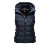 Steppweste MARIKOO "Taisaa" Gr. XS (34), blau (navy) Damen Westen Steppwesten inklusive Leckerlie-Beutel (85326135-XS)