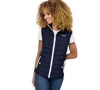 Steppweste MARIKOO "Reimii", Damen, Gr. XS, blau (navy), Obermaterial: 100% Polyester; Obermaterial 2: 95% Polyester, 5% Elasthan; Innenseite: 100% Polyester; Futter: 100% Polyester; Wattierung: 100% 
