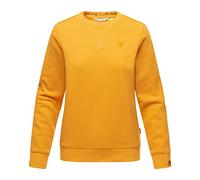 MARIKOO Damen Sweatshirt Pullover Longsleeve aus recyceltem Material Umikoo XS-XXL (DE/NL/SE/PL, Alphanumerisch, M, Regular, Regular, Gelb)