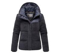 Marikoo Damen Teddy Puffer Jacke mit Kapuze & Reißverschluss - Kaguraa XS