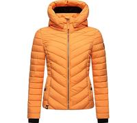 MARIKOO Damen Übergangsjacke Kagomee, leichte Steppjacke mit Kapuze | Länge: hüftlang | Wärmegrad 2 von 3 - mitteldick wattiert | abnehmbare Kapuze | superweiches Material