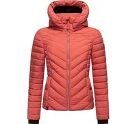 MARIKOO Damen Übergangsjacke Kagomee, leichte Steppjacke mit Kapuze | Länge: hüftlang | Wärmegrad 2 von 3 - mitteldick wattiert | abnehmbare Kapuze | superweiches Material