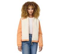 MARIKOO Damen Übergangsjacke leichte College Übergangs Jacke Teddyfell B996 [B996-Sayoo-Apricot-Sor-Gr.L]