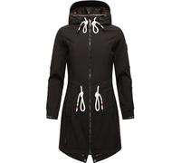 MARIKOO Damen Übergangsjacke Softshellmantel mit Kapuze Mount Furnica XS-3XL
