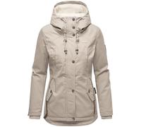 Winterjacke MARIKOO "Bikoo" Gr. XXXL (46), grau (helltaupe) Damen Jacken (43221341-XXXL) helltaupe