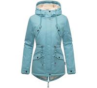 Winterjacke MARIKOO "Manolya", Damen, Gr. L (40), himmelblau, Oberstoff: 100% Baumwolle, Futter: 100% Polyester, Wattierung: 100% Polyester, Ärmelfutter: 100% Polyester, figurbetont Po-bedeckend, hoch