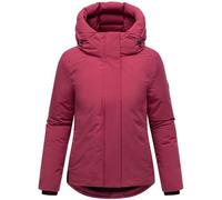 MARIKOO Damen warme Winterjacke mit verstellbarer Kapuze Yeminaa 16 Berry Wine Gr. M