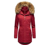 MARIKOO Damen Warmer Winterparka mit Kapuze Sanakoo Blood Red Gr. XS