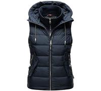 Steppweste MARIKOO "Taisaa" Gr. S (36), blau (navy) Damen Westen Steppwesten inklusive Leckerlie-Beutel (85326135-S)
