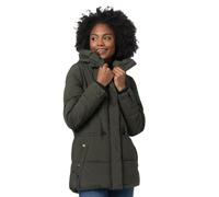 MARIKOO Damen Winter Jacke gesteppte Winterjacke Stepp warm B947 [B947-Akum-Dark-Olive-Gr.S]