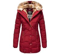 MARIKOO Damen Winter Jacke Mantel Parka warm gefütterte Winterjacke B817 [B817-Lieblings-Blood-Red-Gr.M]