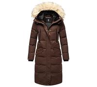 MARIKOO Damen Winter Jacke Stepp Parka Mantel Winterjacke warm gefüttert Kunstpelz Schneesternchen XS-XXL