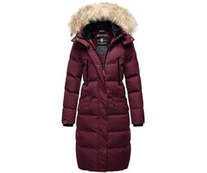 MARIKOO Damen Winter Jacke Stepp Parka Mantel Winterjacke warm gefüttert Kunstpelz Schneesternchen XS-XXL