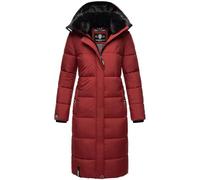 Marikoo Damen Winterjacke - Lange Steppjacke mit abnehmbarer Kapuze 2XL
