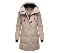 Winterjacke MARIKOO "Kaituu XVI", Damen, Gr. S, braun (light taupe), Obermaterial: 100% Polyester; Innenmaterial: 100% Polyester; Futter/Wattierung: 100% Polyester, Jacken, mit großer Kapuze, Topselle